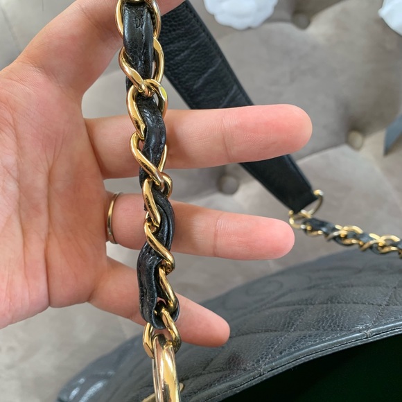 🚫⛔️SOLD⛔️🚫Chanel gst black quilted caviar - Picture 7 of 8